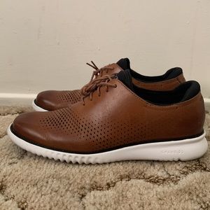 Cole Haan 2.ZERØGRAND Lined Laser Wingtip Oxford - Mens Size 9